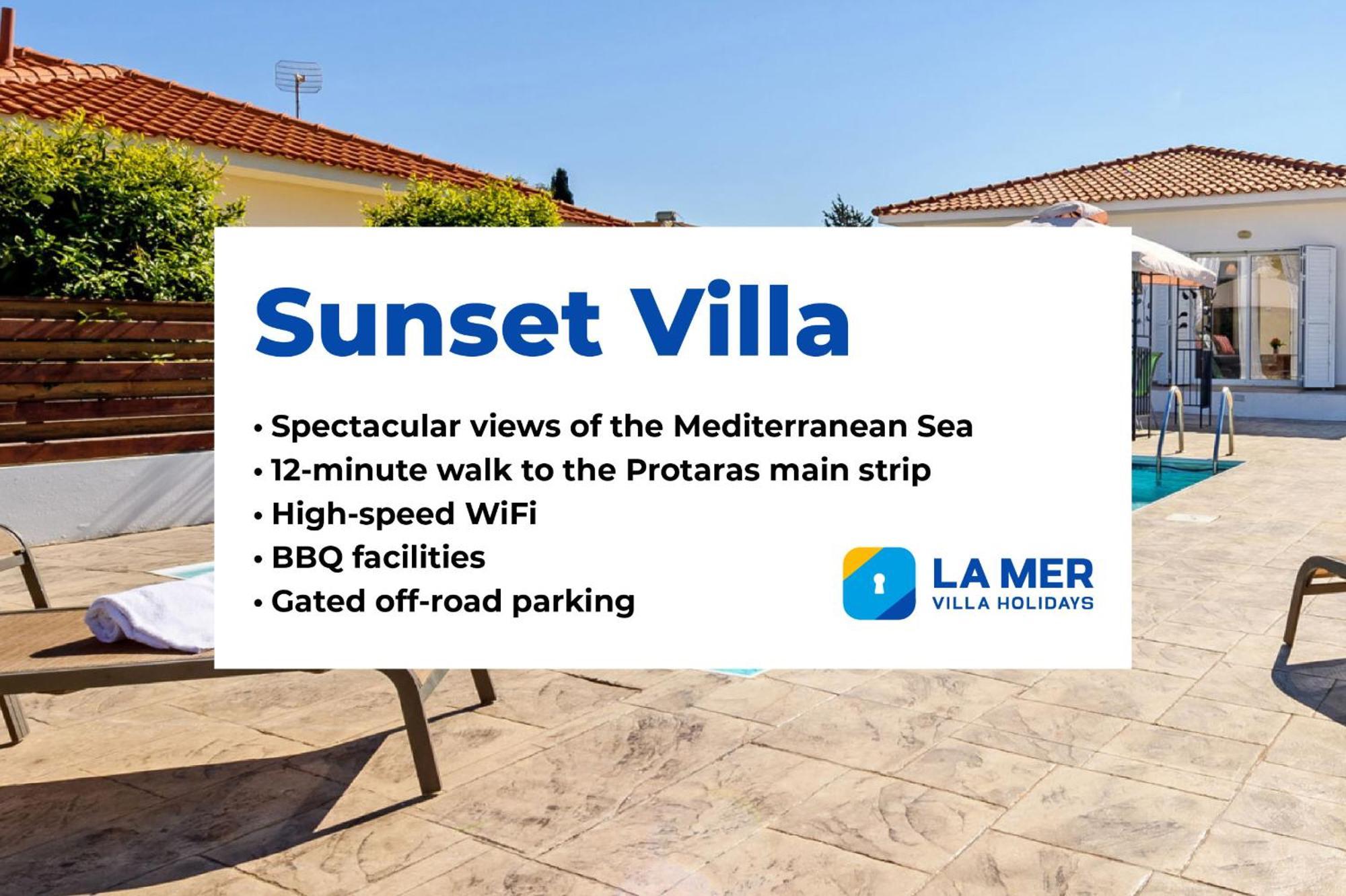 Sunset Villa Protaras Eksteriør billede